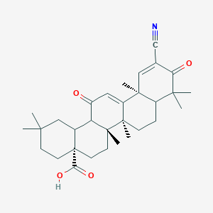 (4aS,6aR,6bS,12aS)-11-cyano-2,2,6a,6b,9,9,12a-heptamethyl-10,14-dioxo-1,3,4,5,6,7,8,8a,14a,14b-decahydropicene-4a-carboxylic acid