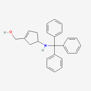 [4-(tritylamino)cyclopenten-1-yl]methanol