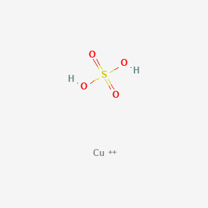 molecular formula CuH2O4S B147936 Copper sulfate CAS No. 7758-98-7