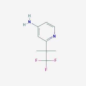 2-(1,1,1-Trifluoro-2-methylpropan-2-yl)pyridin-4-amine