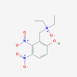 N-Ethyl-N-(6-hydroxy-2,3-dinitrobenzyl)ethanamine oxide