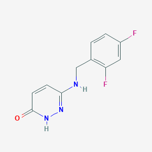 6-((2,4-Difluorobenzyl)amino)pyridazin-3-ol