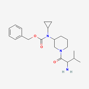 Benzyl (1-((S)-2-amino-3-methylbutanoyl)piperidin-3-yl)(cyclopropyl)carbamate