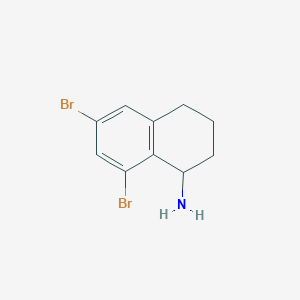 6,8-Dibromo-1,2,3,4-tetrahydronaphthalen-1-amine