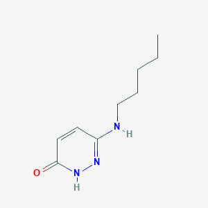 6-(Pentylamino)pyridazin-3-ol