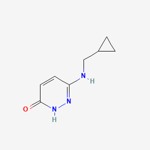molecular formula C8H11N3O B1479369 6-((Cyclopropylmethyl)amino)pyridazin-3-ol CAS No. 1935469-36-5