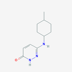 molecular formula C11H17N3O B1479370 6-(((1r,4r)-4-Methylcyclohexyl)amino)pyridazin-3-ol CAS No. 1867548-66-0