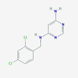 N4-(2,4-dichlorobenzyl)pyrimidine-4,6-diamine