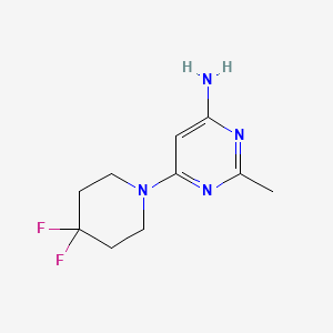6-(4,4-Difluoropiperidin-1-yl)-2-methylpyrimidin-4-amine