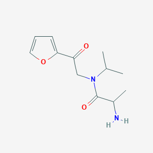 2-amino-N-[2-(furan-2-yl)-2-oxoethyl]-N-propan-2-ylpropanamide