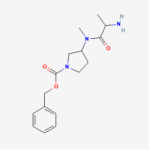 Benzyl 3-((S)-2-amino-N-methylpropanamido)pyrrolidine-1-carboxylate