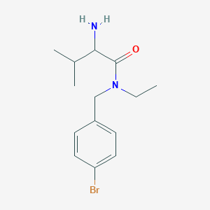 2-amino-N-[(4-bromophenyl)methyl]-N-ethyl-3-methylbutanamide