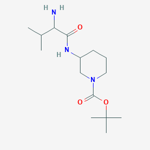 Tert-butyl 3-[(2-amino-3-methylbutanoyl)amino]piperidine-1-carboxylate