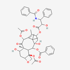 [(1S,4S,10S)-4,12-diacetyloxy-15-(3-benzamido-2-hydroxy-3-phenylpropanoyl)oxy-1,9-dihydroxy-10,14,17,17-tetramethyl-11-oxo-6-oxatetracyclo[11.3.1.03,10.04,7]heptadec-13-en-2-yl] benzoate