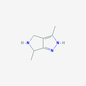 3,6-Dimethyl-2,4,5,6-tetrahydropyrrolo[3,4-c]pyrazole