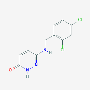 molecular formula C11H9Cl2N3O B1479394 6-((2,4-Dichlorobenzyl)amino)pyridazin-3-ol CAS No. 2098050-15-6