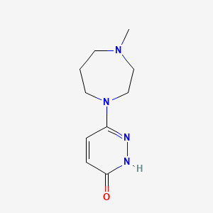 6-(4-Methyl-1,4-diazepan-1-yl)pyridazin-3-ol