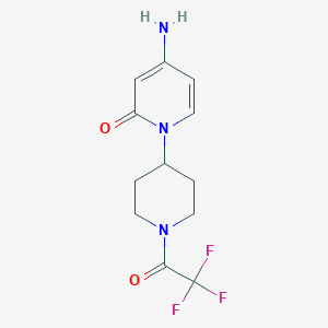 4-Amino-1-(1-(2,2,2-trifluoroacetyl)piperidin-4-yl)pyridin-2(1H)-one