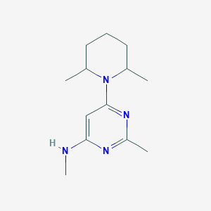 6-(2,6-dimethylpiperidin-1-yl)-N,2-dimethylpyrimidin-4-amine