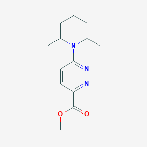 molecular formula C13H19N3O2 B1479410 Methyl 6-(2,6-dimethylpiperidin-1-yl)pyridazine-3-carboxylate CAS No. 2098057-41-9