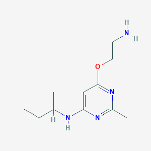 6-(2-aminoethoxy)-N-(sec-butyl)-2-methylpyrimidin-4-amine