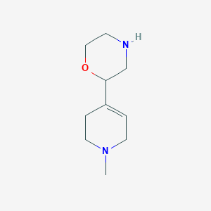 molecular formula C10H18N2O B1479419 2-(1-Methyl-1,2,3,6-tetrahydropyridin-4-yl)morpholine CAS No. 2090957-29-0