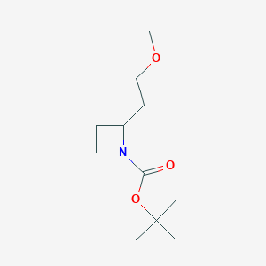 Tert-butyl 2-(2-methoxyethyl)azetidine-1-carboxylate