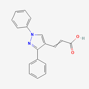 1,3-Diphenyl-1h-pyrazole-4-acrylic acid