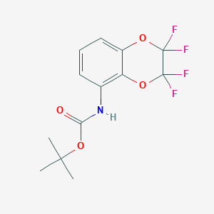 (2,2,3,3-Tetrafluoro-2,3-dihydro-benzo[1,4]dioxin-5-yl)-carbamic acid tert-butyl ester