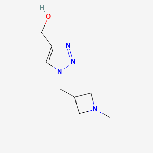 (1-((1-ethylazetidin-3-yl)methyl)-1H-1,2,3-triazol-4-yl)methanol