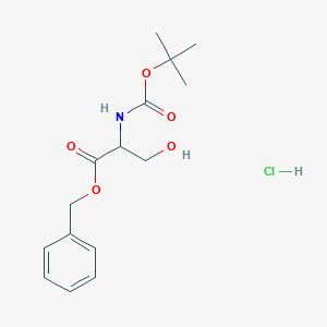 benzyl (2R)-2-amino-3-hydroxypropanoate,hydrochloride