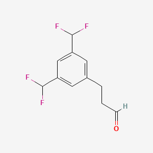 (3,5-Bis(difluoromethyl)phenyl)propanal