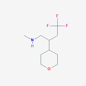4,4,4-trifluoro-N-methyl-2-(tetrahydro-2H-pyran-4-yl)butan-1-amine
