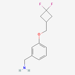 (3-((3,3-Difluorocyclobutyl)methoxy)phenyl)methanamine