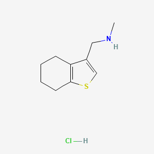 N-methyl-1-(4,5,6,7-tetrahydrobenzo[b]thiophen-3-yl)methanamine hydrochloride