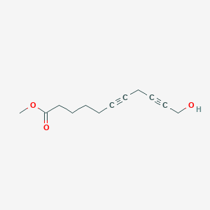 molecular formula C12H16O3 B14794570 Methyl 11-hydroxyundeca-6,9-diynoate 