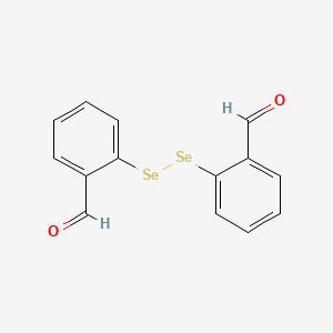 molecular formula C14H10O2Se2 B14794603 Bis(ortho-formylphenyl)diselenide 