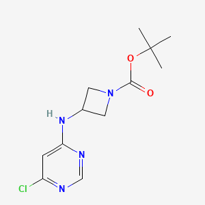 Tert-butyl 3-[(6-chloropyrimidin-4-yl)amino]azetidine-1-carboxylate