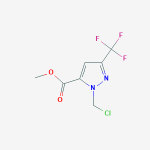 methyl 1-(chloromethyl)-3-(trifluoromethyl)-1H-pyrazole-5-carboxylate