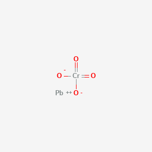 molecular formula PbCrO4<br>CrO4P B147949 铬酸铅 CAS No. 7758-97-6
