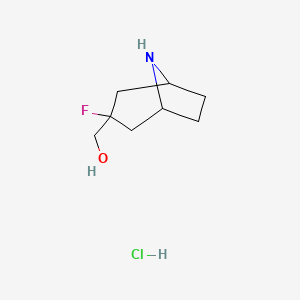 (3-Fluoro-8-azabicyclo[3.2.1]octan-3-yl)methanol hydrochloride