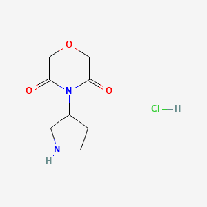 4-(Pyrrolidin-3-yl)morpholine-3,5-dione hydrochloride