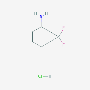 7,7-Difluorobicyclo[4.1.0]heptan-2-amine hydrochloride
