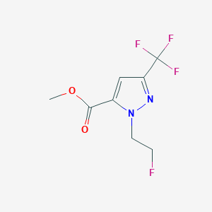 methyl 1-(2-fluoroethyl)-3-(trifluoromethyl)-1H-pyrazole-5-carboxylate