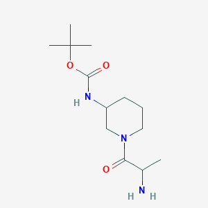 tert-butyl N-[1-(2-aminopropanoyl)piperidin-3-yl]carbamate