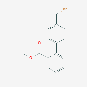 molecular formula C15H13BrO2 B147952 2-[4-(溴甲基)苯基]苯甲酸甲酯 CAS No. 133240-26-3