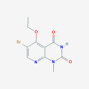 molecular formula C10H10BrN3O3 B14795311 6-bromo-5-ethoxy-1-methylpyrido[2,3-d]pyrimidine-2,4(1H,3H)-dione 