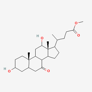 methyl 4-[(10S,13R)-3,12-dihydroxy-10,13-dimethyl-7-oxo-1,2,3,4,5,6,8,9,11,12,14,15,16,17-tetradecahydrocyclopenta[a]phenanthren-17-yl]pentanoate