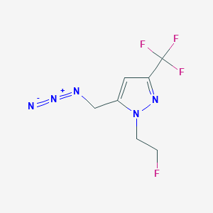 5-(azidomethyl)-1-(2-fluoroethyl)-3-(trifluoromethyl)-1H-pyrazole