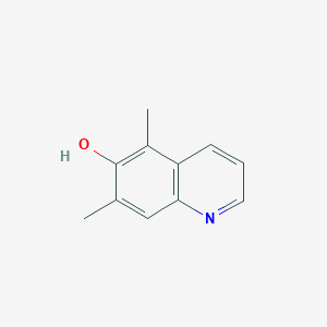 B147954 5,7-Dimethylquinolin-6-ol CAS No. 126552-19-0